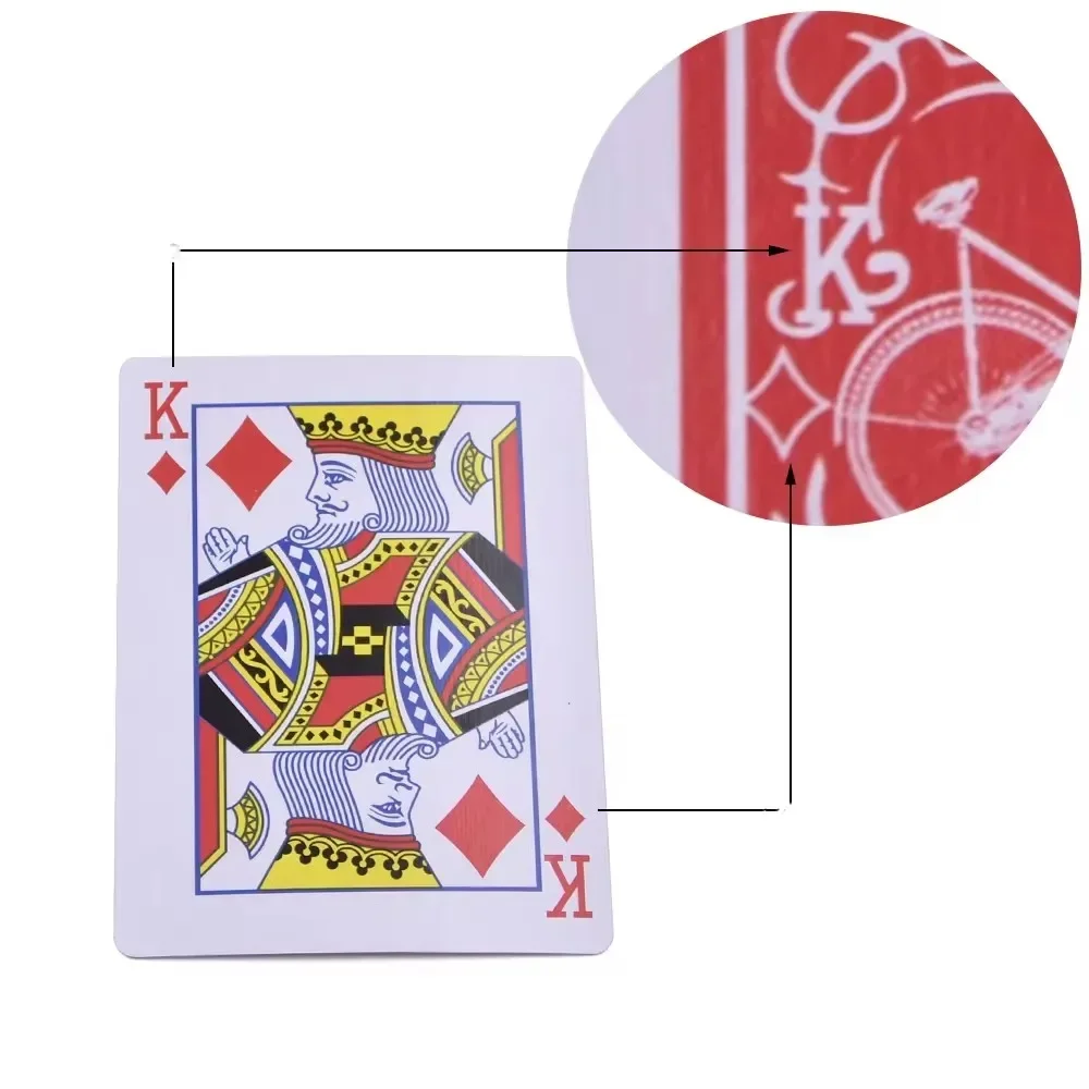 Board Game Ranking - Gizli İşaretli Poker Kartları Şeffaf Oyun