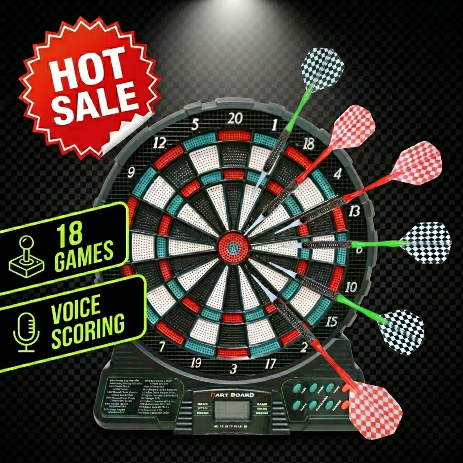 Board Game Ranking - DartVibe Elektronik Dart Tahtası Seti -