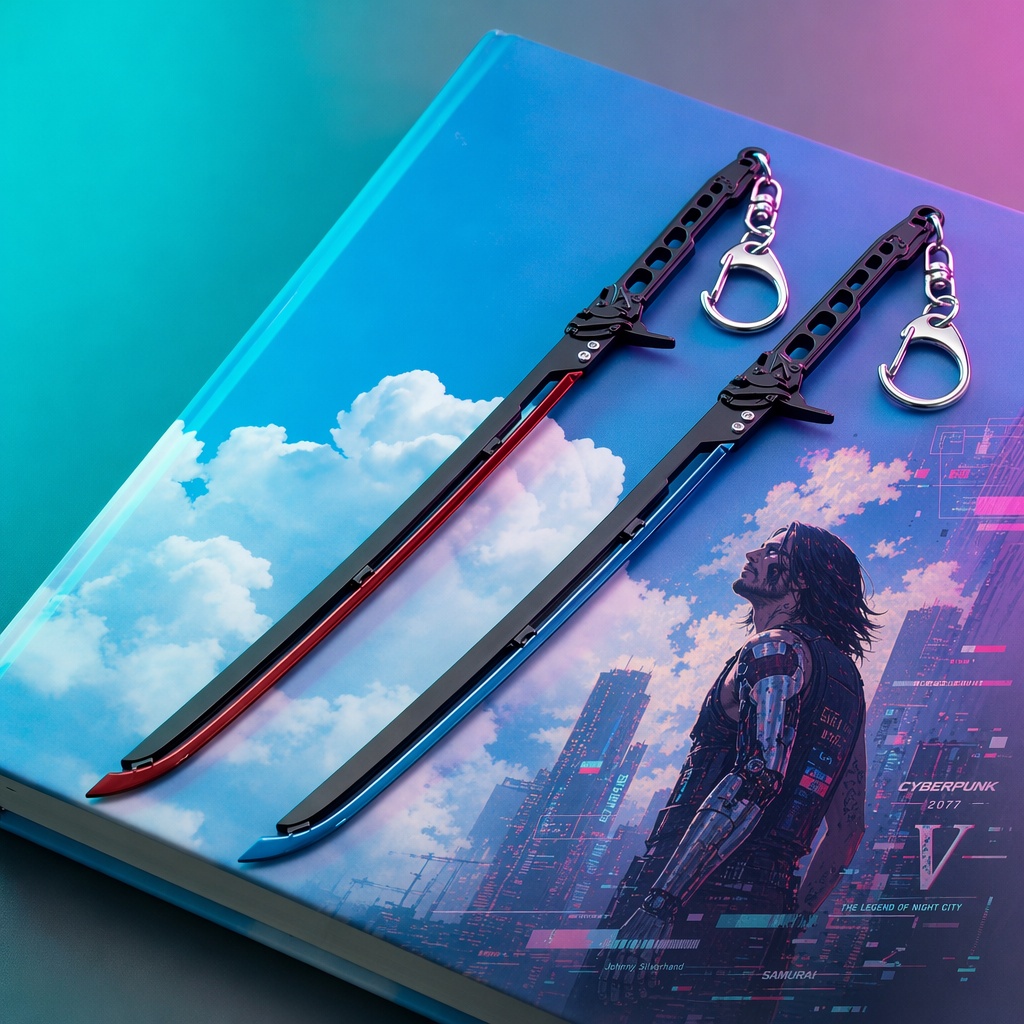 Board Game Saboteur - 8.6 inç Cyberpunk 2077 Katana Anime