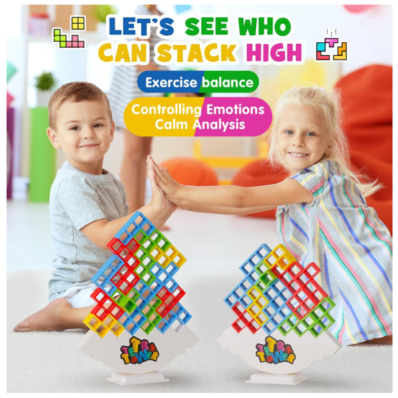 Board Game Saboteur - Yeni 3D Tetris Kulesi Dengeleme İstifleme