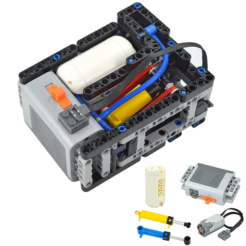 Lego Set Technic - Yeni tuğla teknik pnömatik otomatik elektrikli
