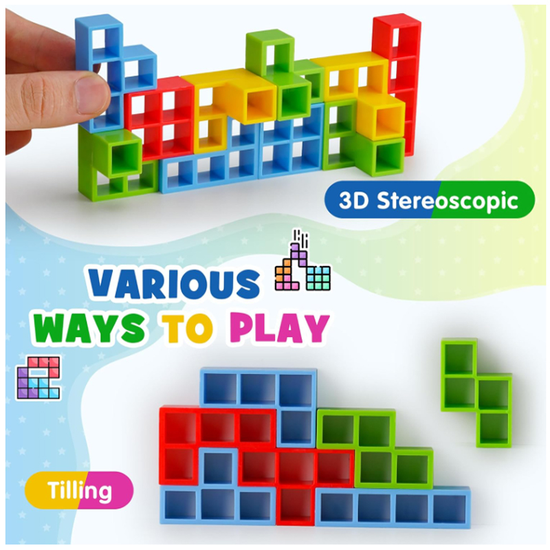 Yeni 3D Tetris Kulesi Dengelem - Board Game Saboteur incelemesi ve fiyatı